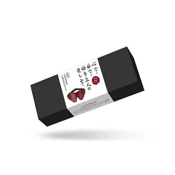 Кожаная маска на глаза Liebe Seele Wine Red Blindfold Sex Aura Киев