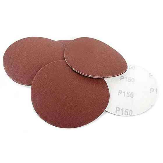 Коло наждачне самоклеючий 125 мм, папір клас С, щільність 120 г/м2, К150, уп. 10 од. Мукачево