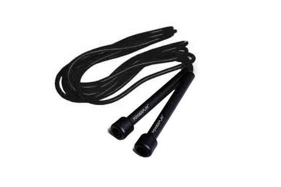 Скакалка PowerPlay 4201 Basic Jump Rope Чорна (2,8m.) Луцк