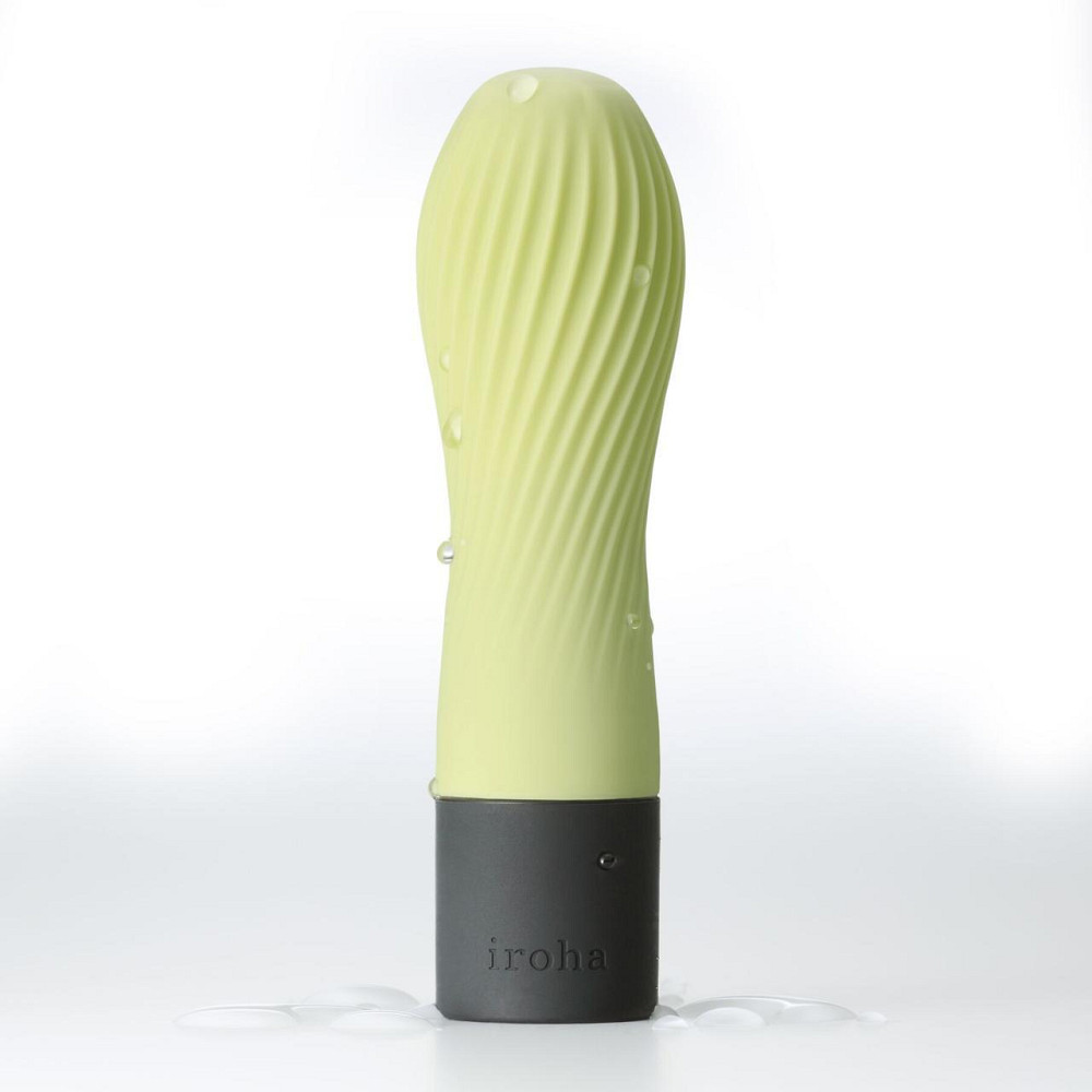 Вібратор IROHA ZEN Matcha з ніжною ребристою поверхнею Sex Aura Київ - фото 4