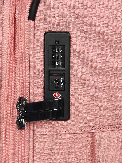 Чемодан тканевый AIRTEX 828 средний 4 колеса розовый Киев - изображение 8