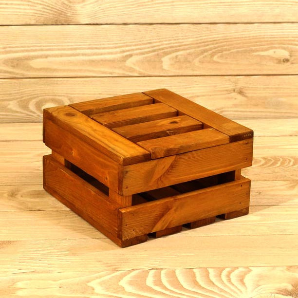 Інтер'єрний декоративний ящик "Кесарія" охра Миколаїв - фото 2