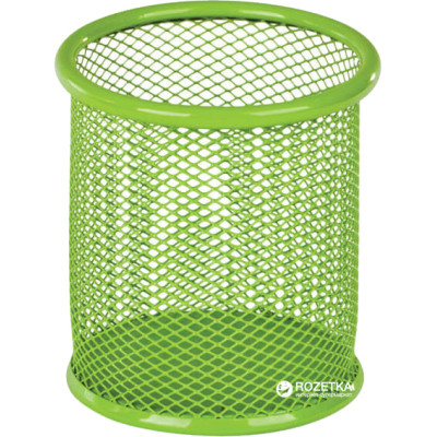 Подставка для ручек Kite круглая металлическая 80х80х100мм, салатовая (K17-2110-09) Винница - изображение 1