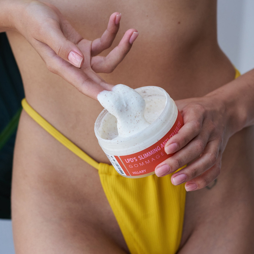 Антицелюлітний ліфтинг гоммаж Hillary Anti-cellulite Gommage LPD's Slimming, 200 мл Київ - фото 10