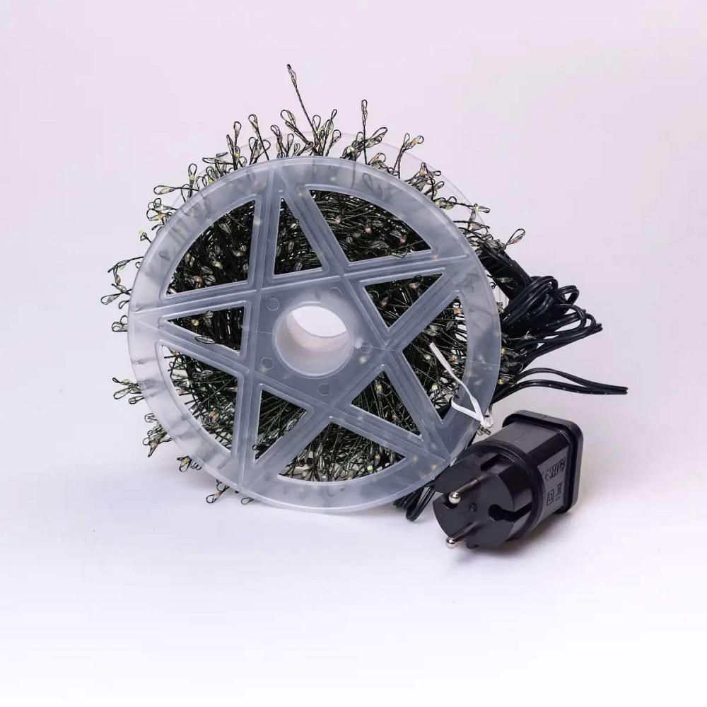 Гірлянда "Роса" 30м, хвойна, 640 LED, мультиколор Київ - фото 5