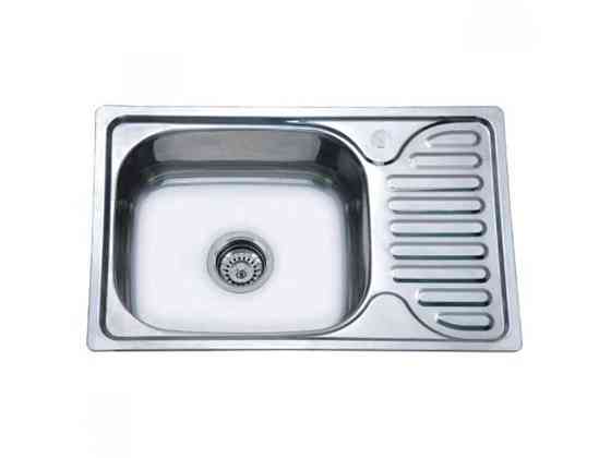 Мийка врізна 660х420х180мм Z6642-08-180MD (micro decor) ТМ ZERIX Solmir Київ