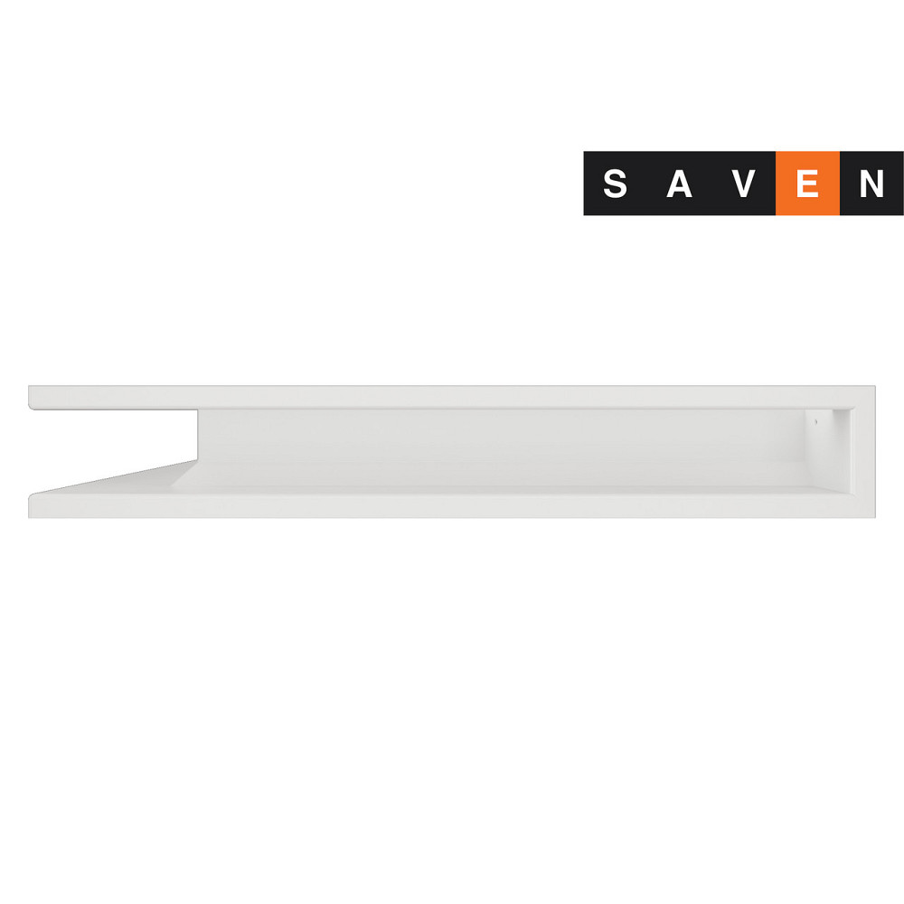 Вентиляційна решітка для каміна кутова ліва SAVEN Loft Angle 90х600х800 біла Львів - фото 3