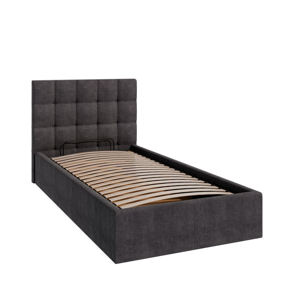 Ліжко Chester NewDesign Simple Comfort з нішею для білизни з нішею для білизни 120x200 темно-сірий Київ - фото 4