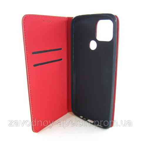 Чехол книжка Oppo A15 A15s Premium Case (красный) Одеса
