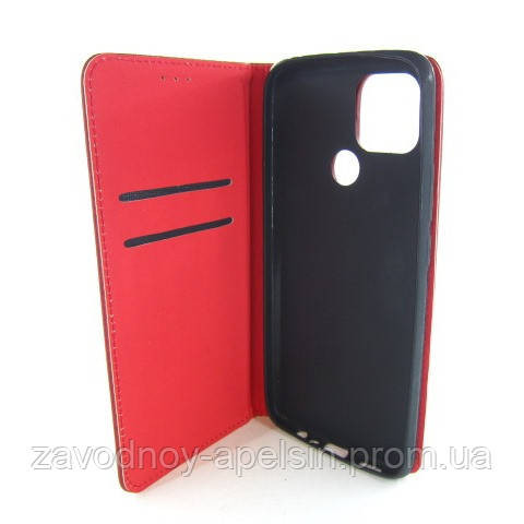 Чехол книжка Oppo A15 A15s Premium Case (красный) Одеса - фото 1