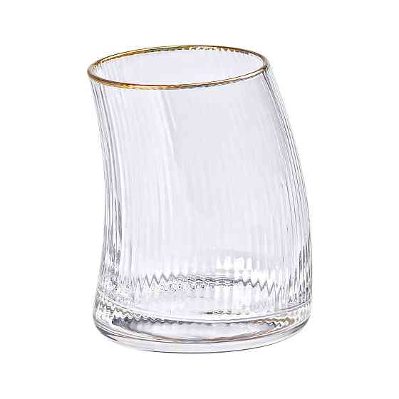 Набор из 6 стаканов 400 мл с изогнутыми стенками и вертикальным рифлением HP-16-20 Киев