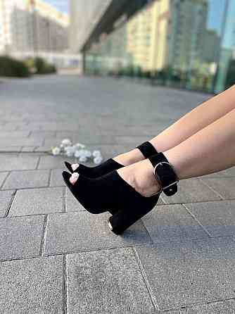 SANTINI Босоніжки жіночі SANTINI 259319-21 чорні (літо, замша натуральна) (3547) Коломыя