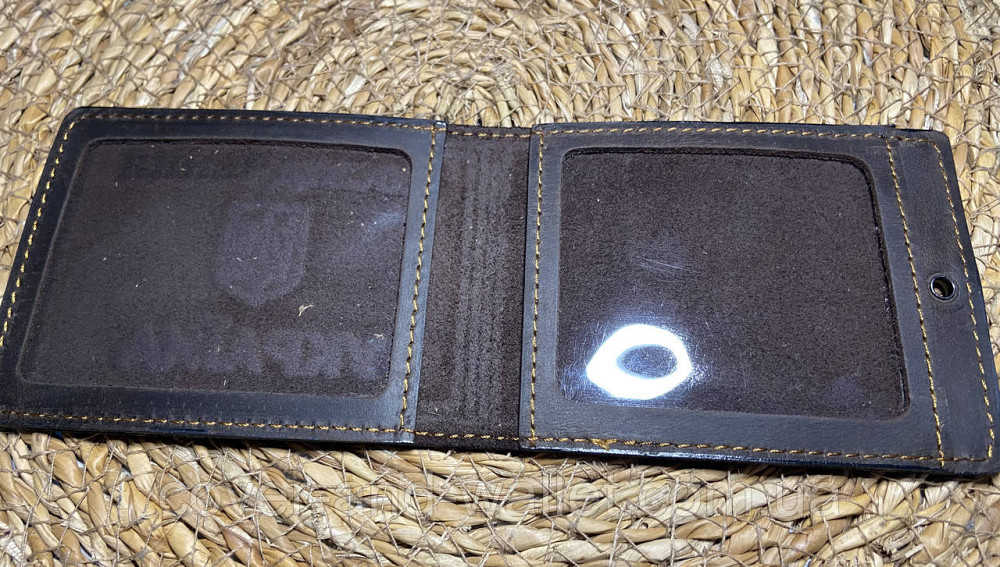 Універсальна обкладинка "Посвідчення України" з вінтажної шкіри коричневого кольору Puos Київ - фото 4