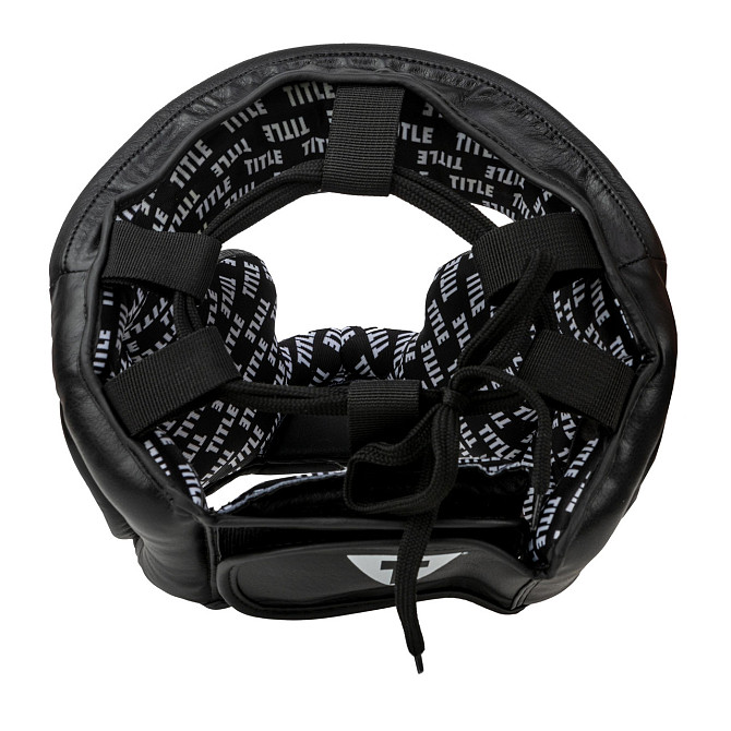 Боксерський шолом TITLE Classic Full Coverage Training Headgear 2.0 Black XL (капа в комплекті) Каменское - изображение 6