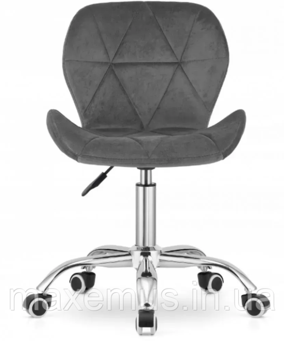 Офисное кресло операторское для персонала Bonro B 5 3 1 кресло на колесах для офиса компьютерное велюр серый Мостиска - изображение 13