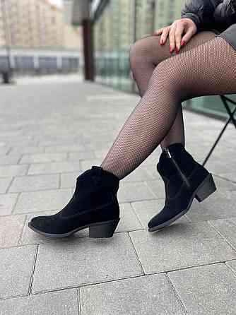 Edan Instruments Черевики жіночі EDAN 1K чорні (зима, замша натуральна) (5689) 40 Коломыя