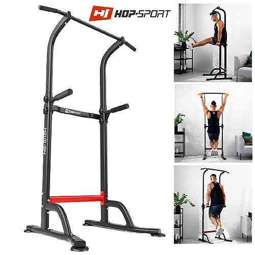 Силова станція HS-1012K тренувальна станція з турніком для підтягувань і ручками для французьких і шведських віджимань Київ