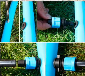 Стартер для стрічки крапельного поливу з гумкою  (50шт/уп) Дніпро - фото 4