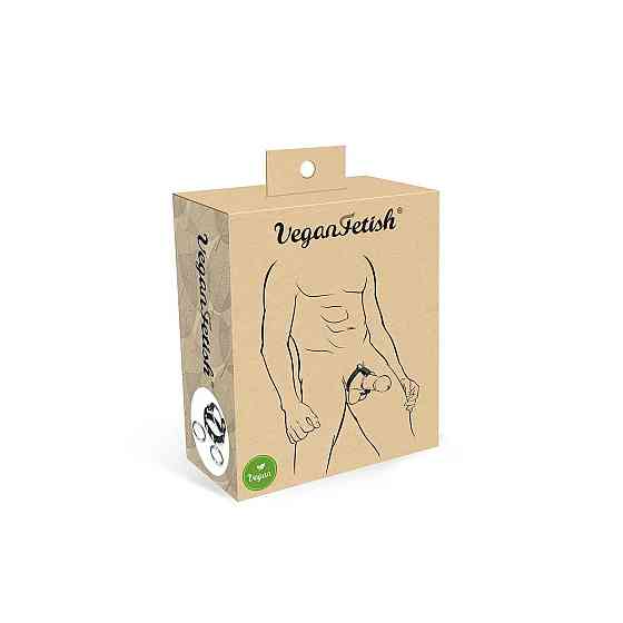 Эрекционное кольцо Liebe Seele Vegan Fetish, в комплекте 3 сменных кольца (32мм, 35мм, 38мм) Sex Aura Киев