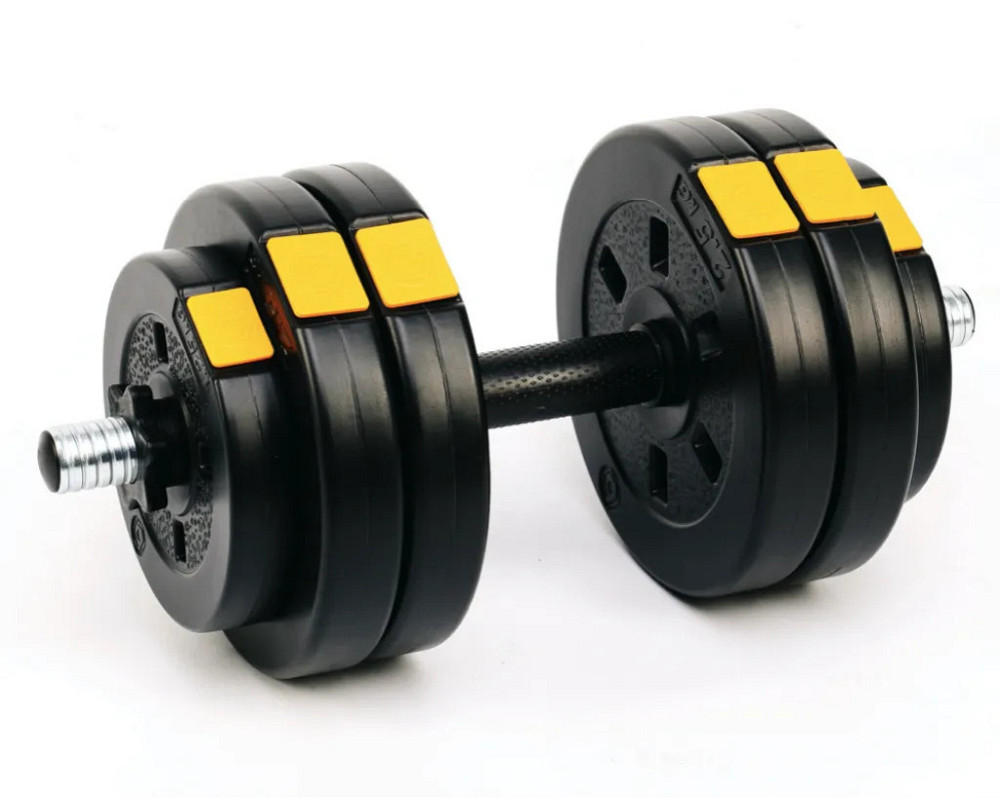 Комплект разборных гантелей сл сменными дисками Besport, 2 шт по 13.5 кг для домашних тренировок Киев - изображение 3