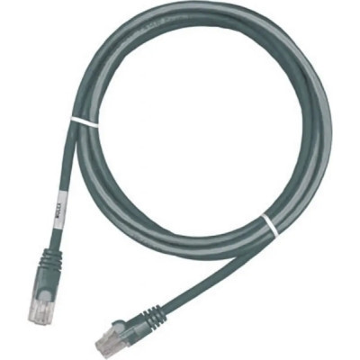 Патч-корд 0.5м, UTP, cat.5e, LSZH, gray Molex (PCD-01000-0E) Винница - изображение 1