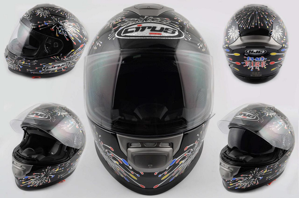 Шолом-інтеграл (mod:Fireworks) (size:XXL, +сонцезахисні окуляри) Мукачево - фото 1