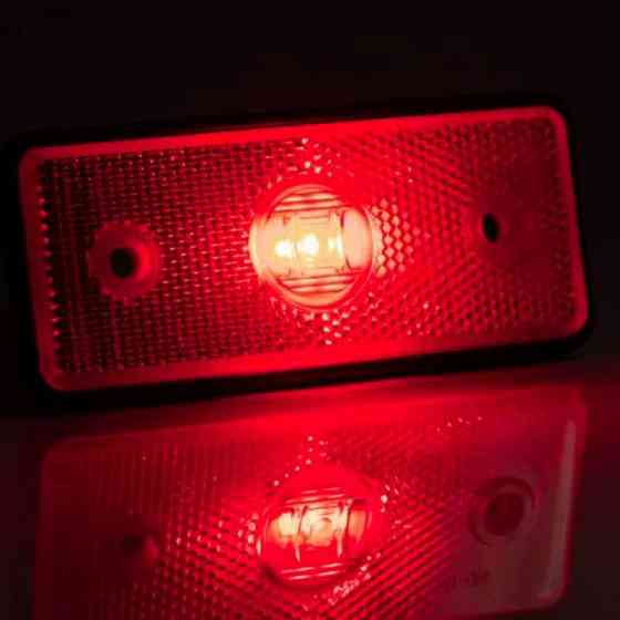 Ліхтар прямокутний. червоний 110х45мм LED (Spter) MD-013 C маркерн. Мукачево