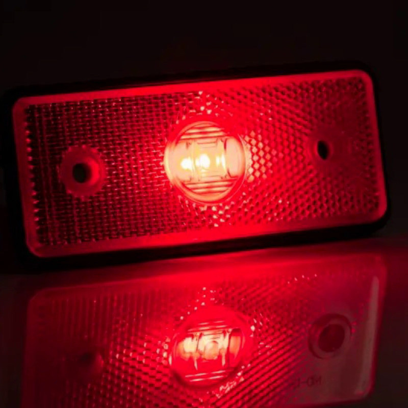 Фонарь прямоугол. красный 110х45мм LED (Spter) MD-013 C маркерн. Мукачево - изображение 1