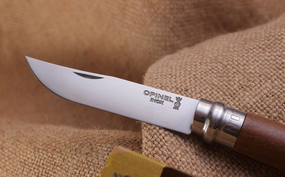Туристичний Ніж Opinel Inox Lux Walnut No8 VRI Горіх (000648/002022) Нововолинськ - фото 5