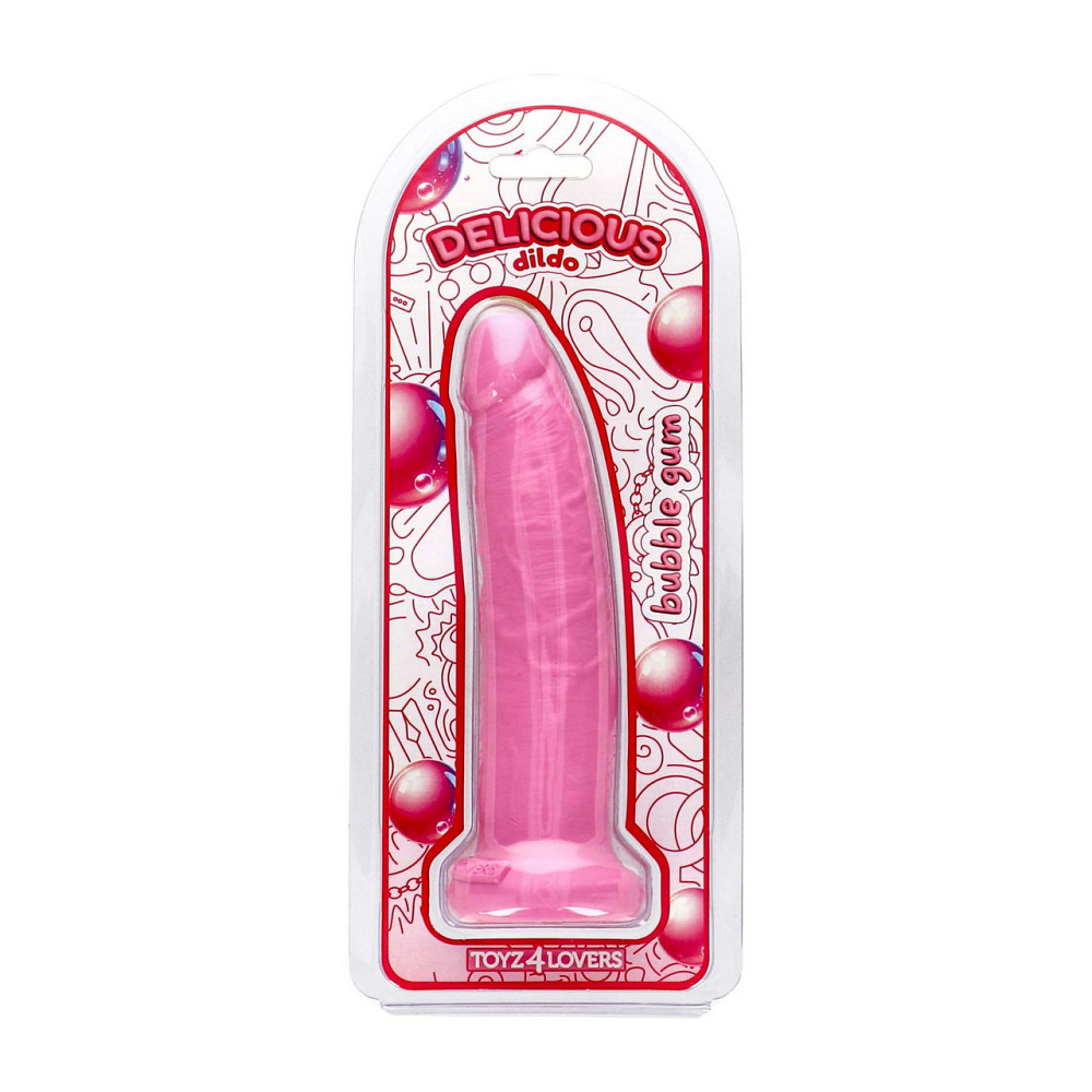 Фалоімітатор з ароматом жуйки - Toyz4lovers Delicious Dildo Bubble Gum, 19,5 см Sex Aura Київ - фото 2