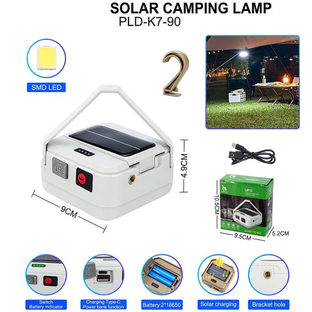 Подвесной фонарь на солнечной батарее с функцией PowerBank DP K7 90 GP-76 Киев - изображение 2