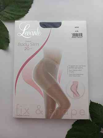 Шикарні колготки з утяжкою levante body slim 20 чорного кольору 4 Славута