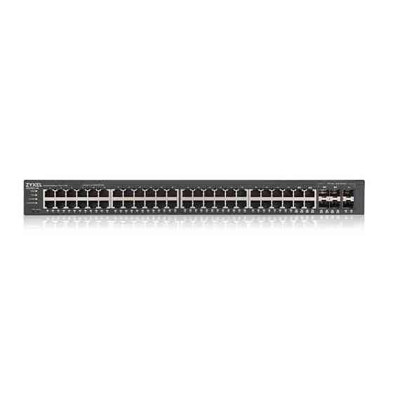 Комутатор ZYXEL GS1920-48V2 (GS1920-48V2-EU0101F) (44xGE, 4xGE/SFP, 2хSFP, Smart, NebulaFlex) Так Харьков
