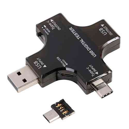USB тестер тока, напряжения, емкости, с Bluetooth, Type-C MicroUSB, Atorch J-7C Винница