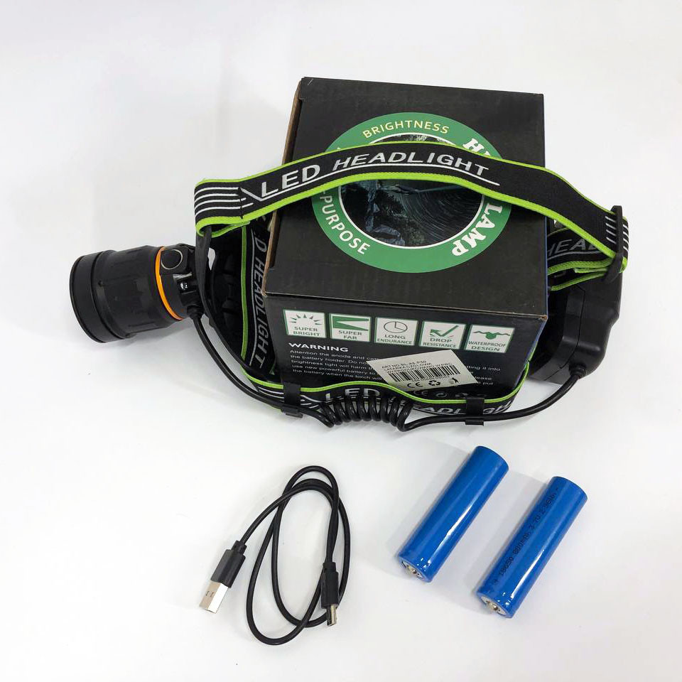 Налобные фонари для активных людей BL-A8-P50, Фонарь налобный с красным диодом, Головной фонарик QC-92 Львов - изображение 5