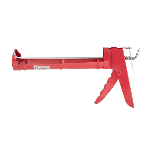 Пистолет для выдавливания силикона, 420 мл INTERTOOL HT-0021 Киев - изображение 3