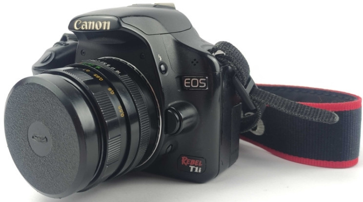 Дзеркальний фотоапарат Canon EOS 500D (Rebel T1i) + Helios 44 mm. Київ - фото 8