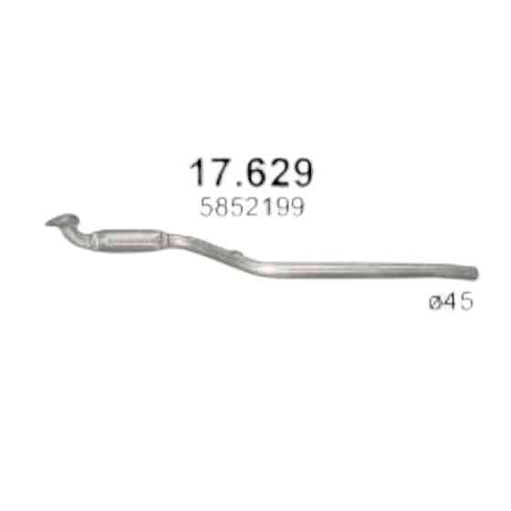 Труба Опель Meriva A 1.6 (штани) приймальна Мукачево