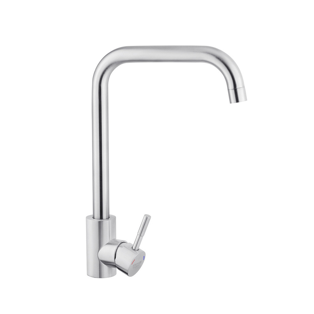 Змішувач для кухні Kroner KRP Edelstahl Klassisch - ESG037 сатин Київ - фото 4