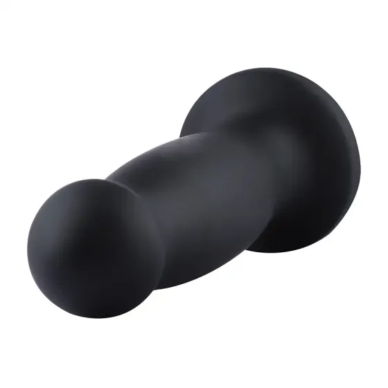 Силіконовий фалоімітатор для секс-машин Hismith 7.2" Black Silicone Anal Dildo, система KlicLok Львів