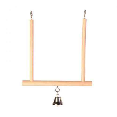 Іграшка Trixie Гойдалка з дзвіночком для птахів, 12x13 см (дерево) Вінниця