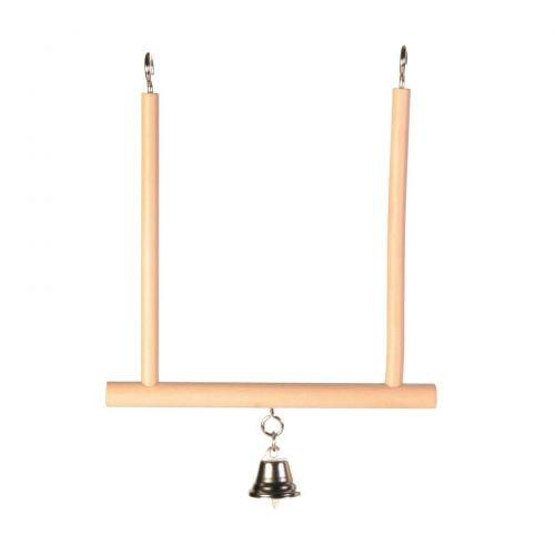 Іграшка Trixie Гойдалка з дзвіночком для птахів, 12x13 см (дерево) Вінниця - фото 1