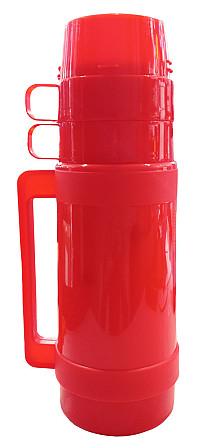 Термос STENSON MT-4579-10 1000 мл (2 чашки) червоний Київ - фото 1