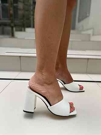 ARLEN Шльопанці жіночі ARLEN Ш-Амина білі (літо, шкіра натуральна) (4876) Коломия