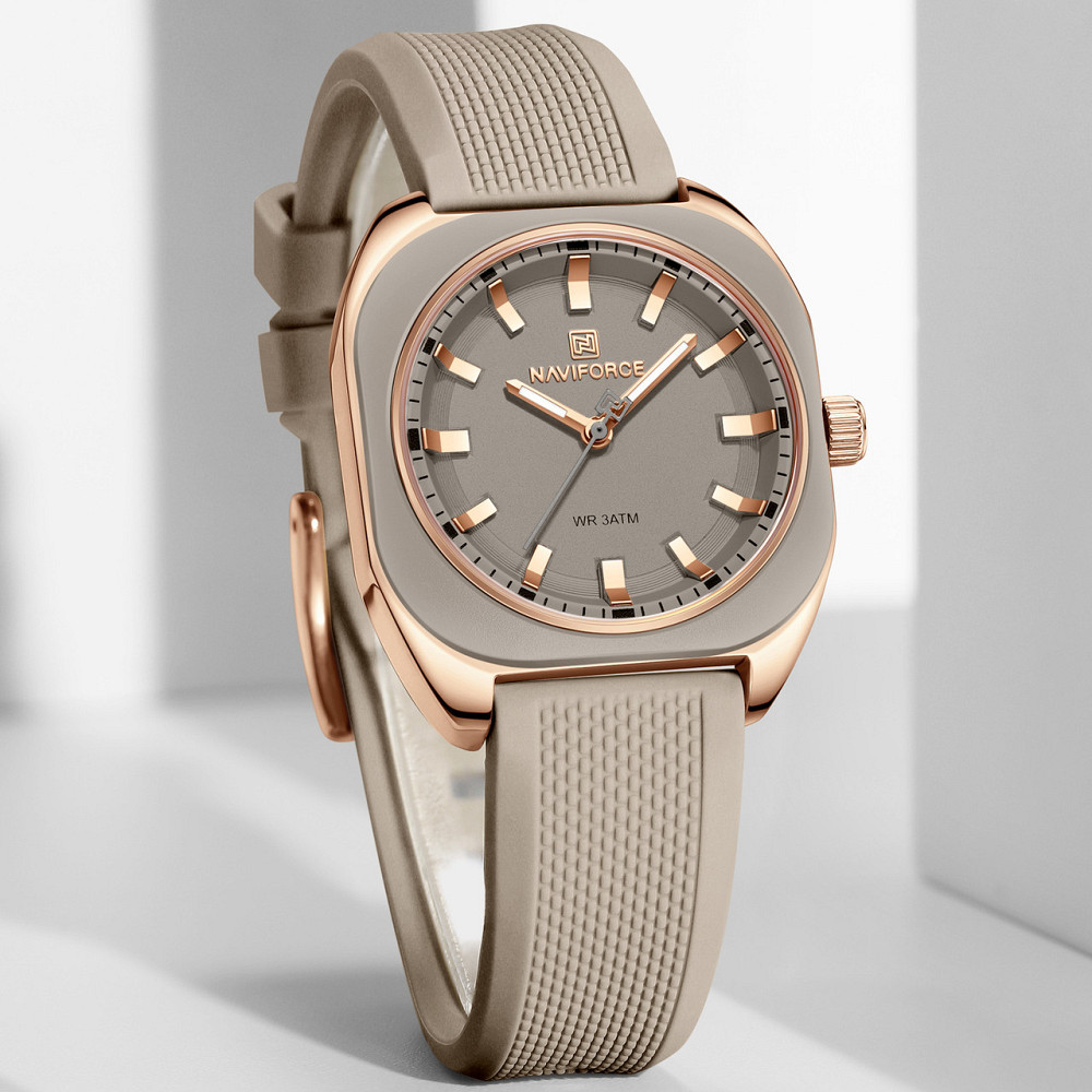 Часы женские наручные Naviforce Mira Beige Flower (2 ремешка) Винница - изображение 6