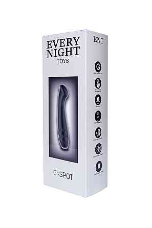 Вибратор с ярко выраженной головкой Every Night Toys для точки G, черный Sex Aura Киев