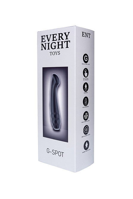 Вибратор с ярко выраженной головкой Every Night Toys для точки G, черный Sex Aura Киев - изображение 4