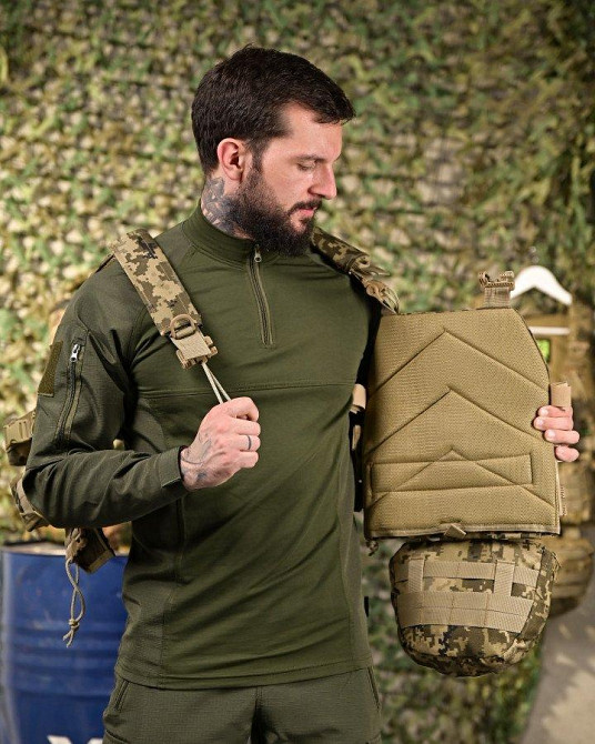 Плитоноска 4 точки быстрый сброс frion  с напашником пиксель  ПП4633 Одесса - изображение 7