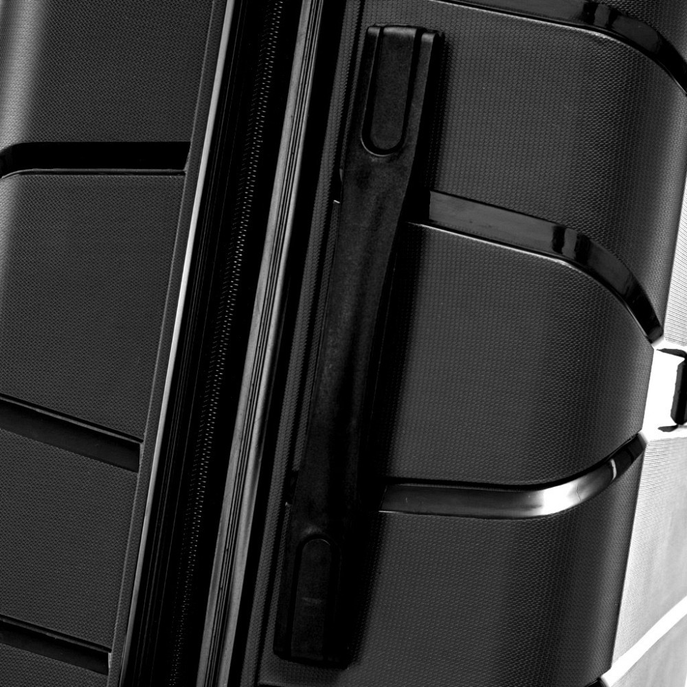 Чемодан полипропиленовый WINGS PP06 средний 69 см черный Киев - изображение 6