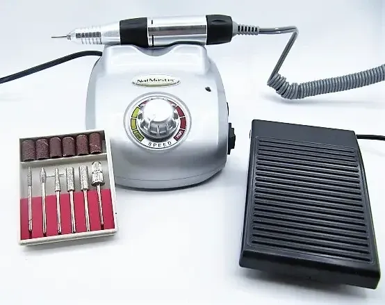 Фрезер для маникюра и педикюра Nail Master (45000 оборотов , 65 вт) серебро Киев - изображение 4